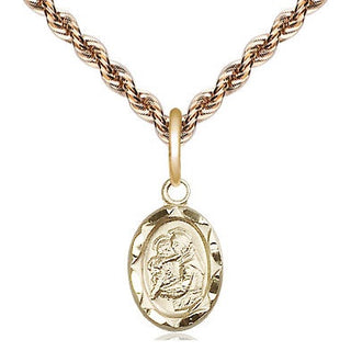 14kt Gold Filled Saint Anthony Medal Religious and Catholic Jewelry