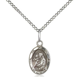 Sterling Silver Saint Anthony Medal Religious and Catholic Jewelry