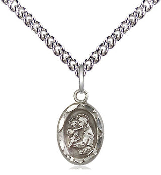 Sterling Silver Saint Anthony Medal Religious and Catholic Jewelry