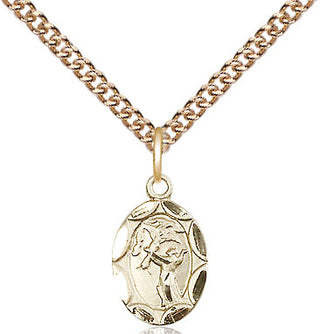 14kt Gold Filled Saint Francis Medal Religious and Catholic Jewelry