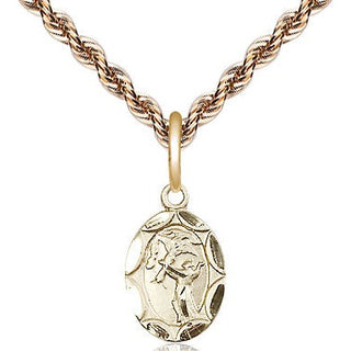 14kt Gold Filled Saint Francis Medal Religious and Catholic Jewelry