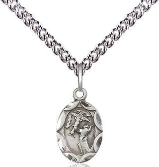 Sterling Silver Saint Francis Medal Religious and Catholic Jewelry