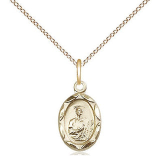 14kt Gold Saint Jude Medal