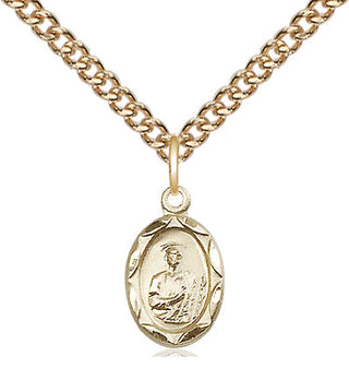 14kt Gold Saint Jude Medal