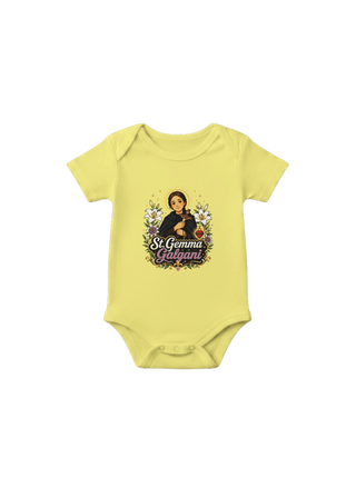 St. Gemma Galgani Baby Onesie - view 4