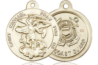 14kt Gold Filled Saint Michael Coast Guard Medal