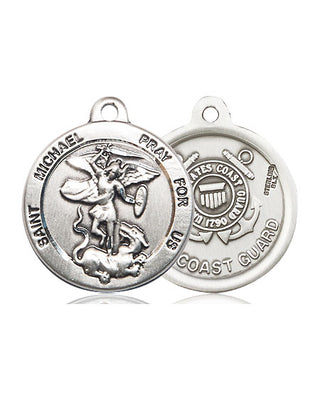 Pewter Saint Michael Coast Guard Medal
