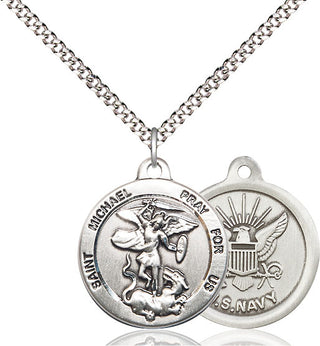 Pewter Saint Michael Navy Medal | Medium