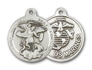 Sterling Silver St. Michael the Archangel Pendant