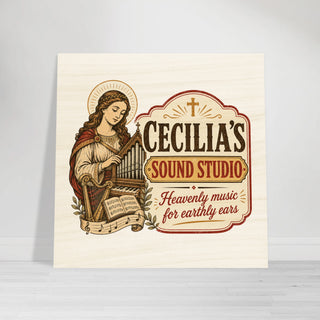 St. Cecilia's Sound Studio Wood Plaque - view 8