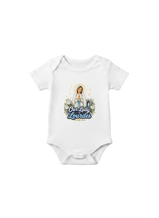 Our Lady of Lourdes Baby Onesie