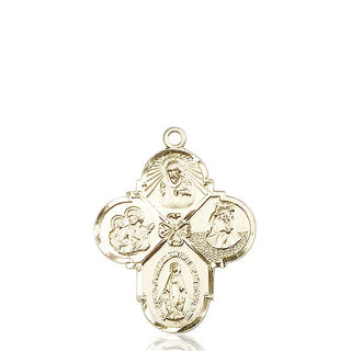 14kt Gold 4-Way Medal