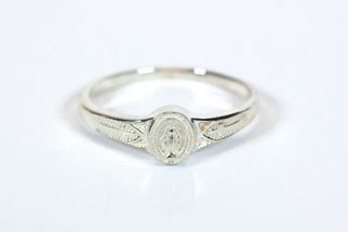 Sterling Silver Miraculous Medal Ring