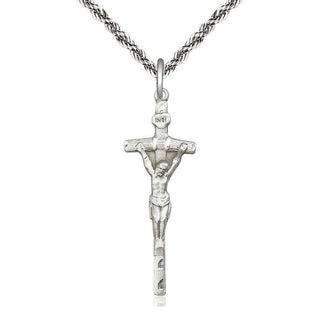 Sterling Silver Papal Crucifix Medal Catholic Jewelry