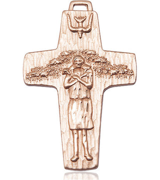 14kt Gold Papal Crucifix Medal