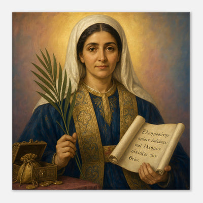 St. Olympias the Deaconess - Devotional Canvas