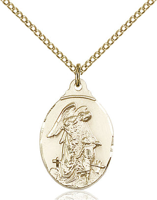 Gold-Filled Guardian Angel Pendant