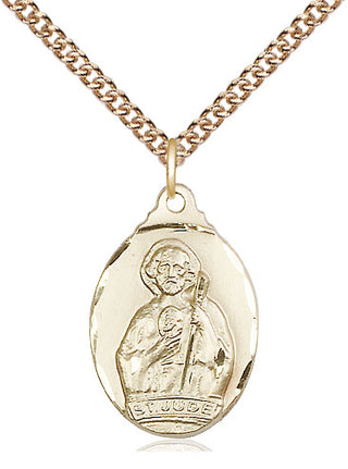 14kt Gold Filled Saint Jude Medal Religious Jewelry