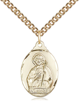 14kt Gold Filled Saint Jude Medal Religious Jewelry