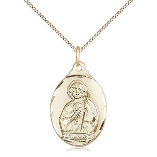 14kt Gold Saint Jude Medal