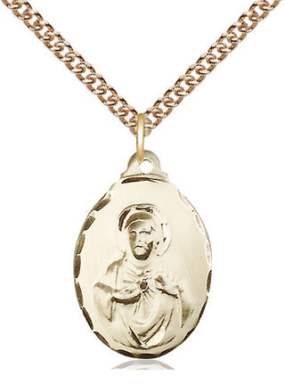 14kt Gold Scapular Medal