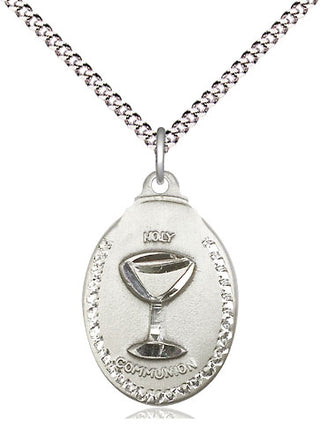 Sterling Silver Communion Medal Religious Jewelry