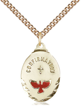 14kt Gold Filled Confirmation Medal Religious Jewelry