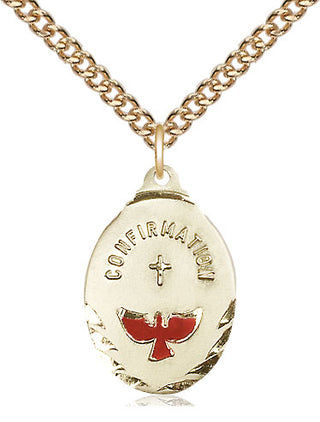 14kt Gold Filled Confirmation Medal Religious Jewelry