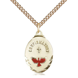 14kt Gold Confirmation Medal