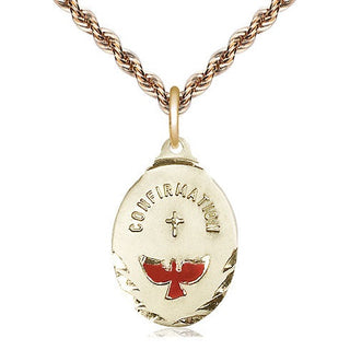 14kt Gold Confirmation Medal