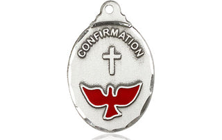 Sterling Silver Confirmation Medal