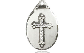 Sterling Silver Cross Medal