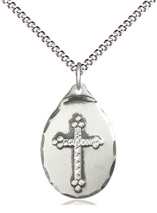 Sterling Silver Cross Medal Religious Jewelry