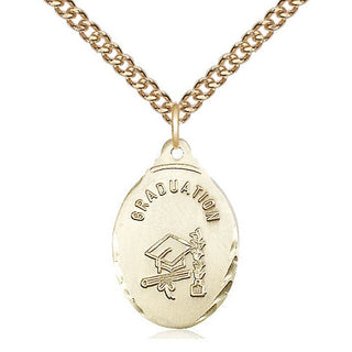 14kt Gold Filled Graduate Medal Religious Jewelry