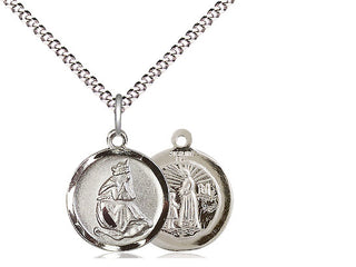 Sterling Silver Our Lady of la Salette Medal Religious and Catholic Jewelry