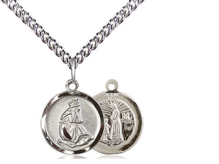 Sterling Silver Our Lady of la Salette Medal Religious and Catholic Jewelry