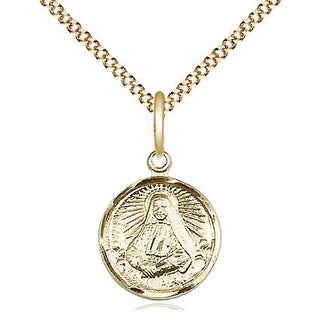 14kt Gold Filled Saint Cabrini Medal Religious and Catholic Jewelry Engraved Catholic Saint Jewelry