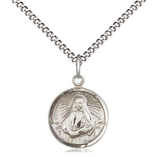 Pewter Saint Cabrini Medal Religious and Catholic Jewelry Engraved Catholic Saint Jewelry