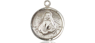 Sterling Silver Saint Cabrini Medal Religious and Catholic Jewelry Engraved Catholic Saint Jewelry