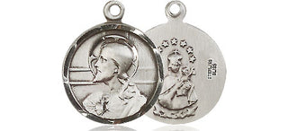 Sterling Silver Scapular Medal Religious and Catholic Jewelry
