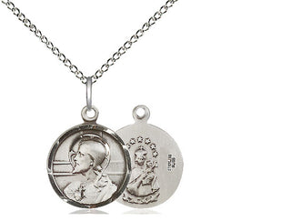 Sterling Silver Scapular Medal Religious and Catholic Jewelry