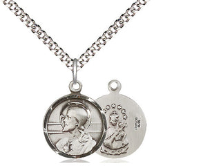 Sterling Silver Scapular Medal Religious and Catholic Jewelry