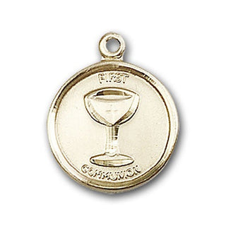 14K Gold Communion Pendant - Engravable