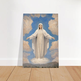 Our Lady in White with Open Arms Canvas Print - view 7
