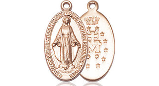 14kt Gold Filled Miraculous Medal