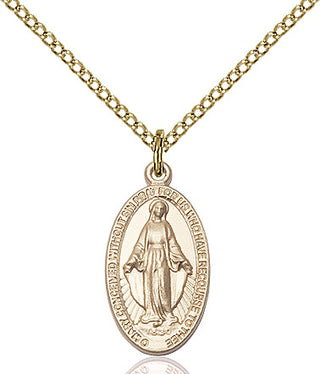 14kt Gold Filled Miraculous Medal Religious Jewelry