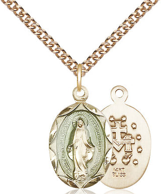 14kt Gold Filled Miraculous Medal Religious Jewelry