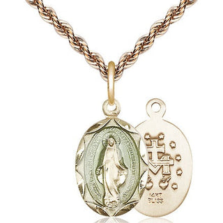 14kt Gold Filled Miraculous Medal Religious Jewelry