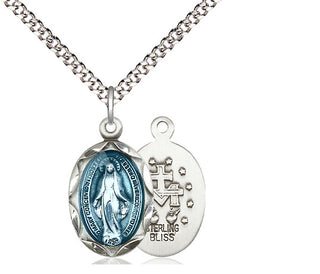 Sterling Silver Miraculous Medal Religious Jewelry