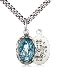 Sterling Silver Miraculous Medal Religious Jewelry